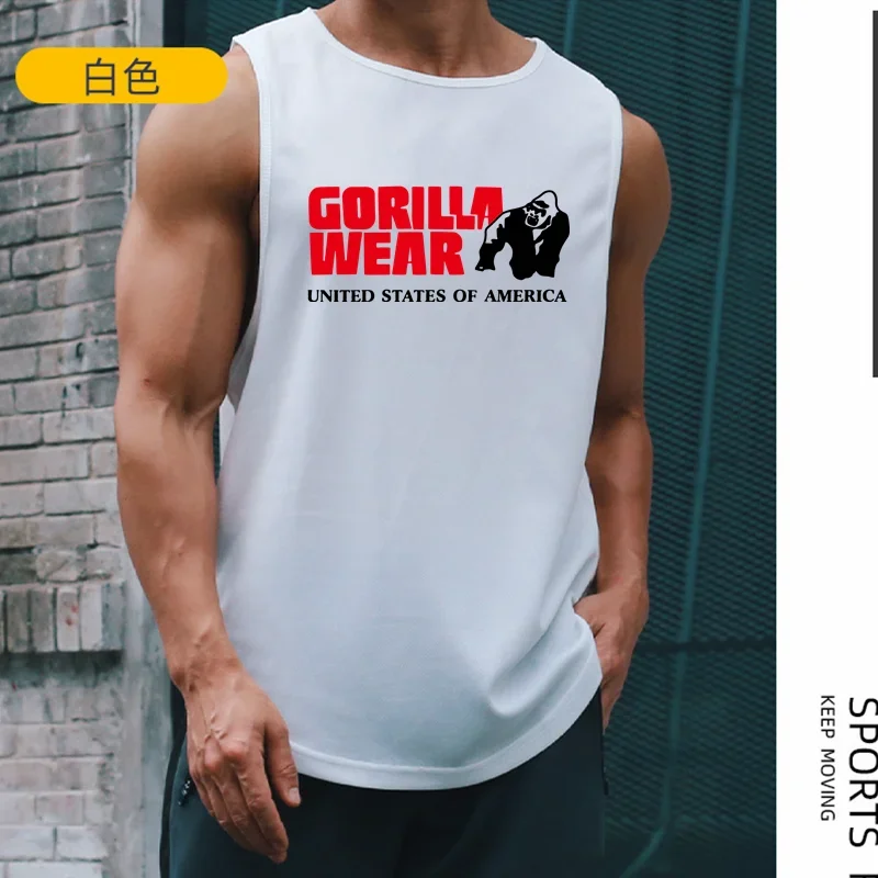 Gym Top Men Men's Clothing Fitness Clothes Shirt