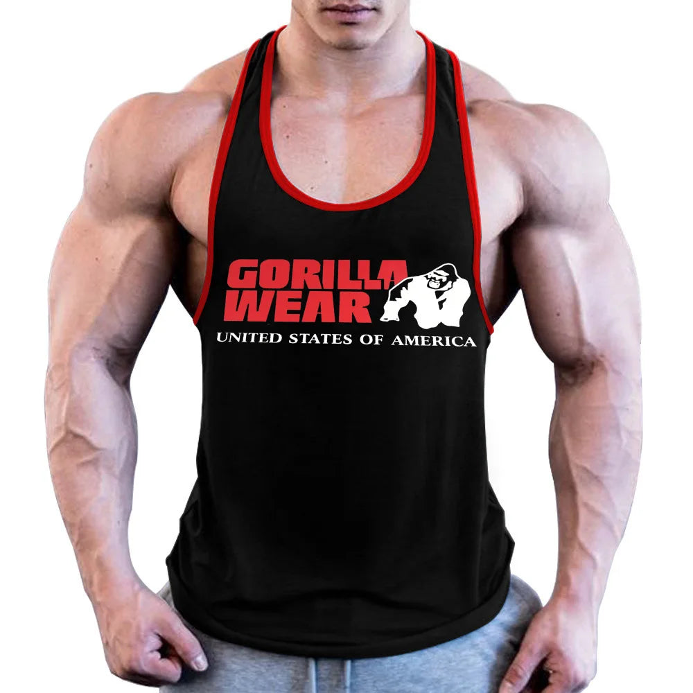 Gym Bodybuilding Workout Muscle Tank Tops Summer