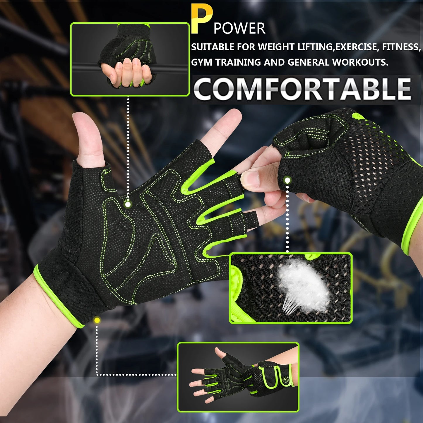 Gym Gloves for Men Women Weight Lifting Fitness Gloves
