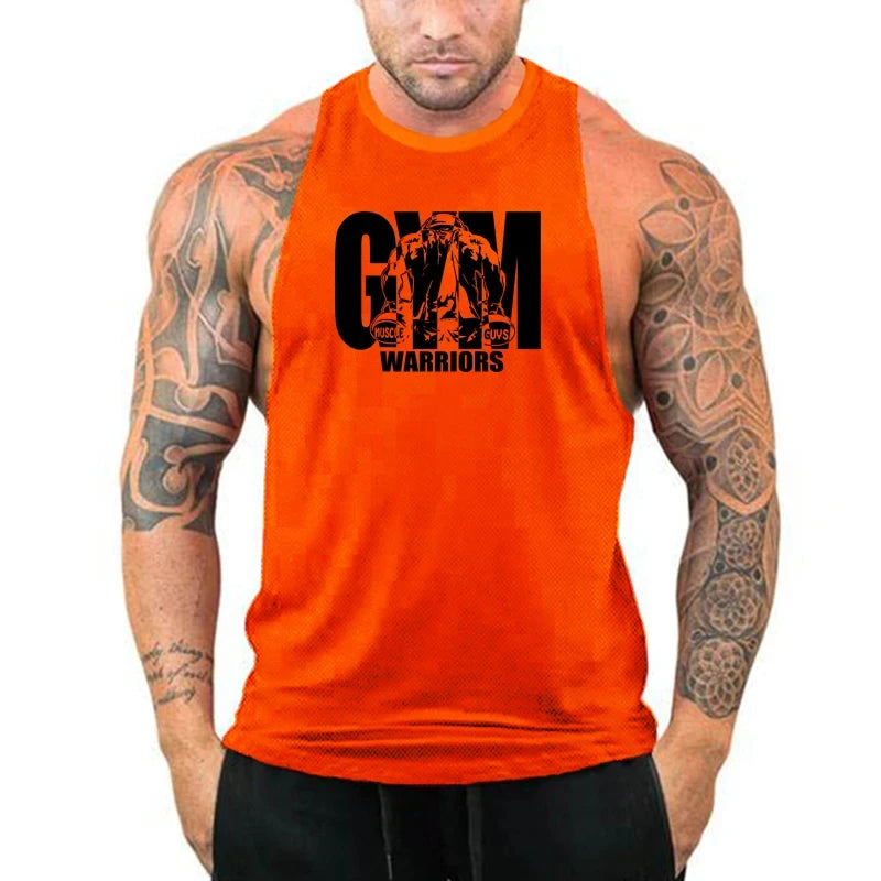 Gym Bodybuilding Workout Muscle Tank Tops Summer