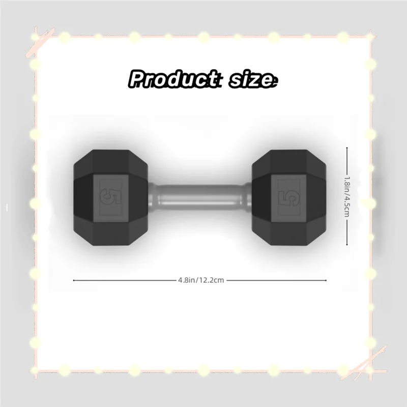 2Pcs Modern Kids Weight Set Toy Dumbbells