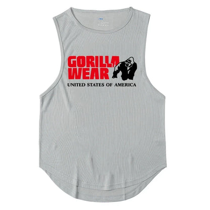 Gym Top Men Men's Clothing Fitness Clothes Shirt