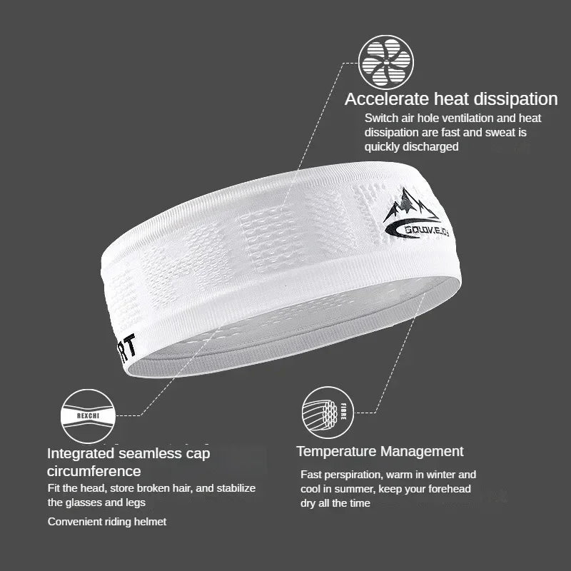 Cooling Stretchy Visor Unisex Sweatband for Men and Women