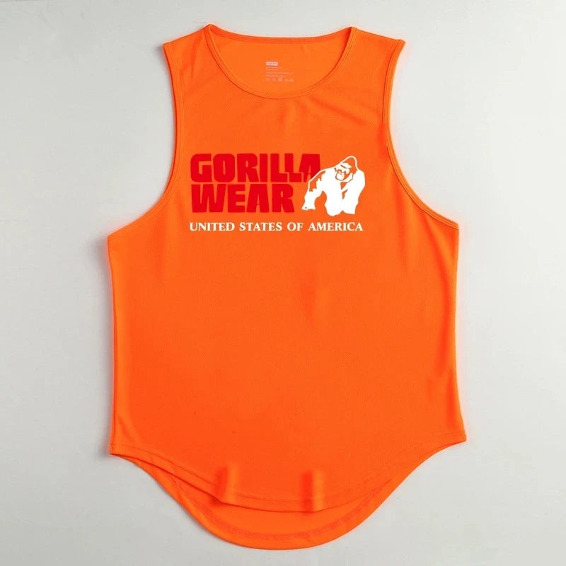 Gym Top Men Men's Clothing Fitness Clothes Shirt