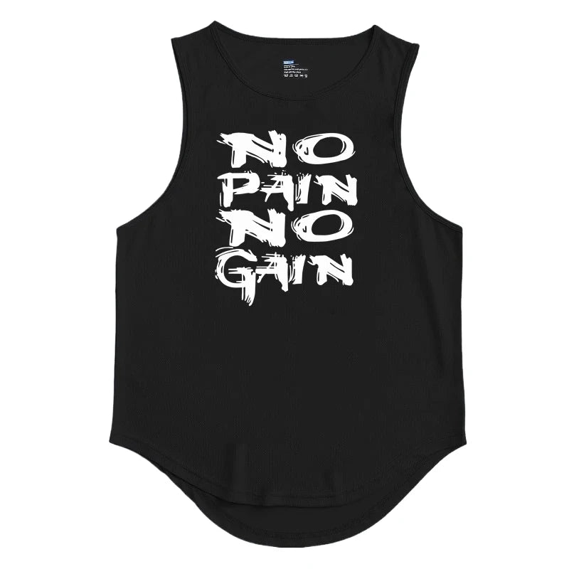Gym Top Men Men's Clothing Fitness Clothes Shirt