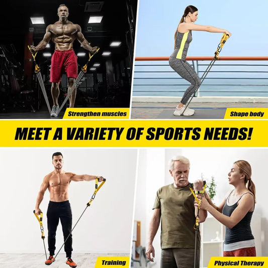 12 pieces of high-intensity tension rope training