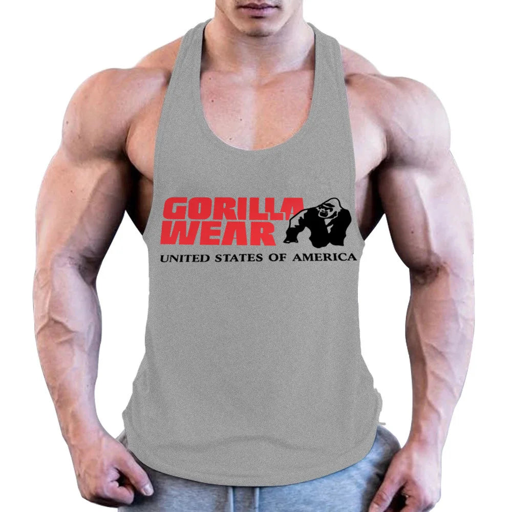 Gym Bodybuilding Workout Muscle Tank Tops Summer