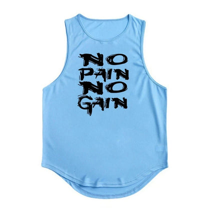 Gym Top Men Men's Clothing Fitness Clothes Shirt