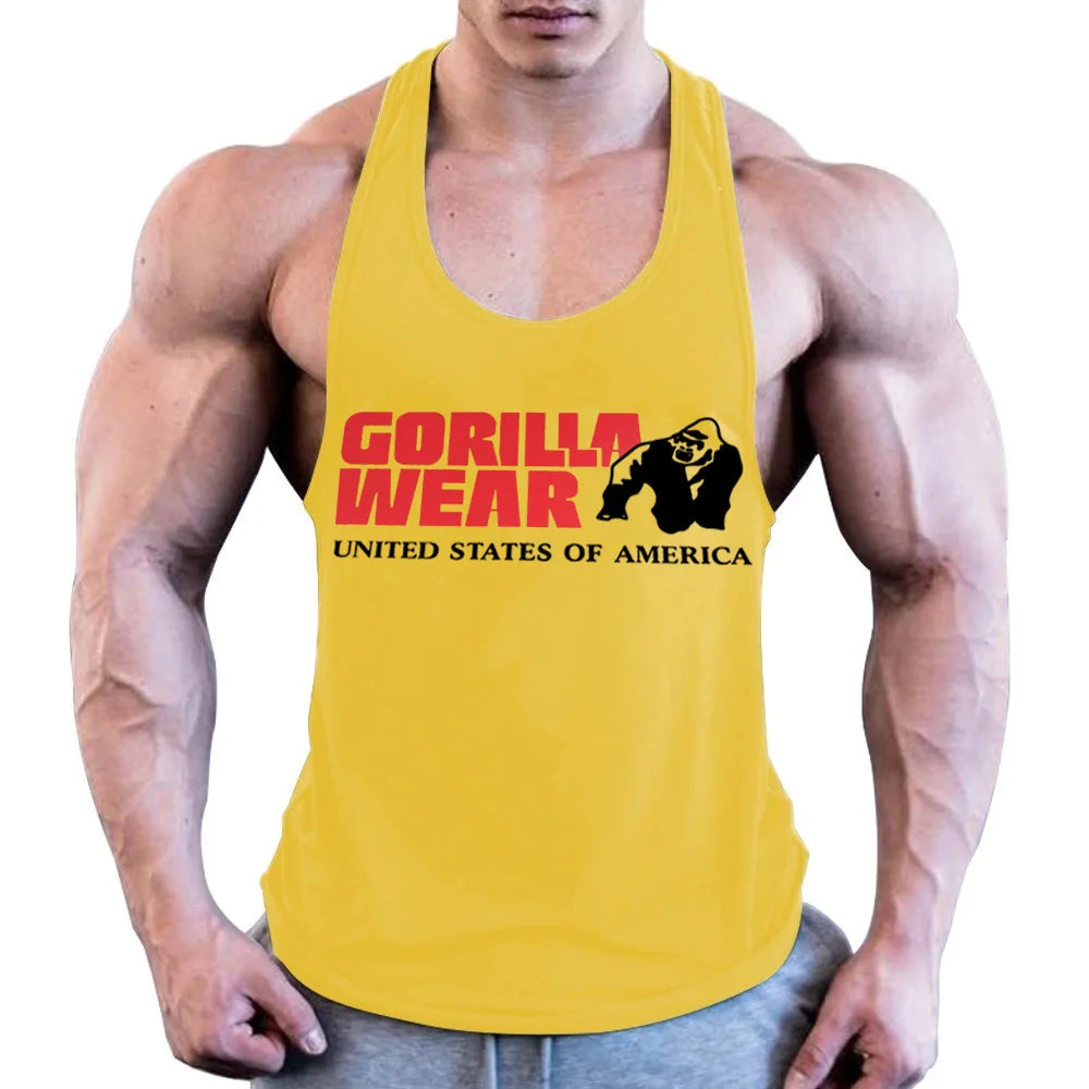 Gym Bodybuilding Workout Muscle Tank Tops Summer