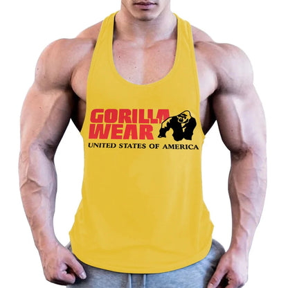 Gym Bodybuilding Workout Muscle Tank Tops Summer