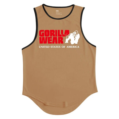 Gym Top Men Men's Clothing Fitness Clothes Shirt