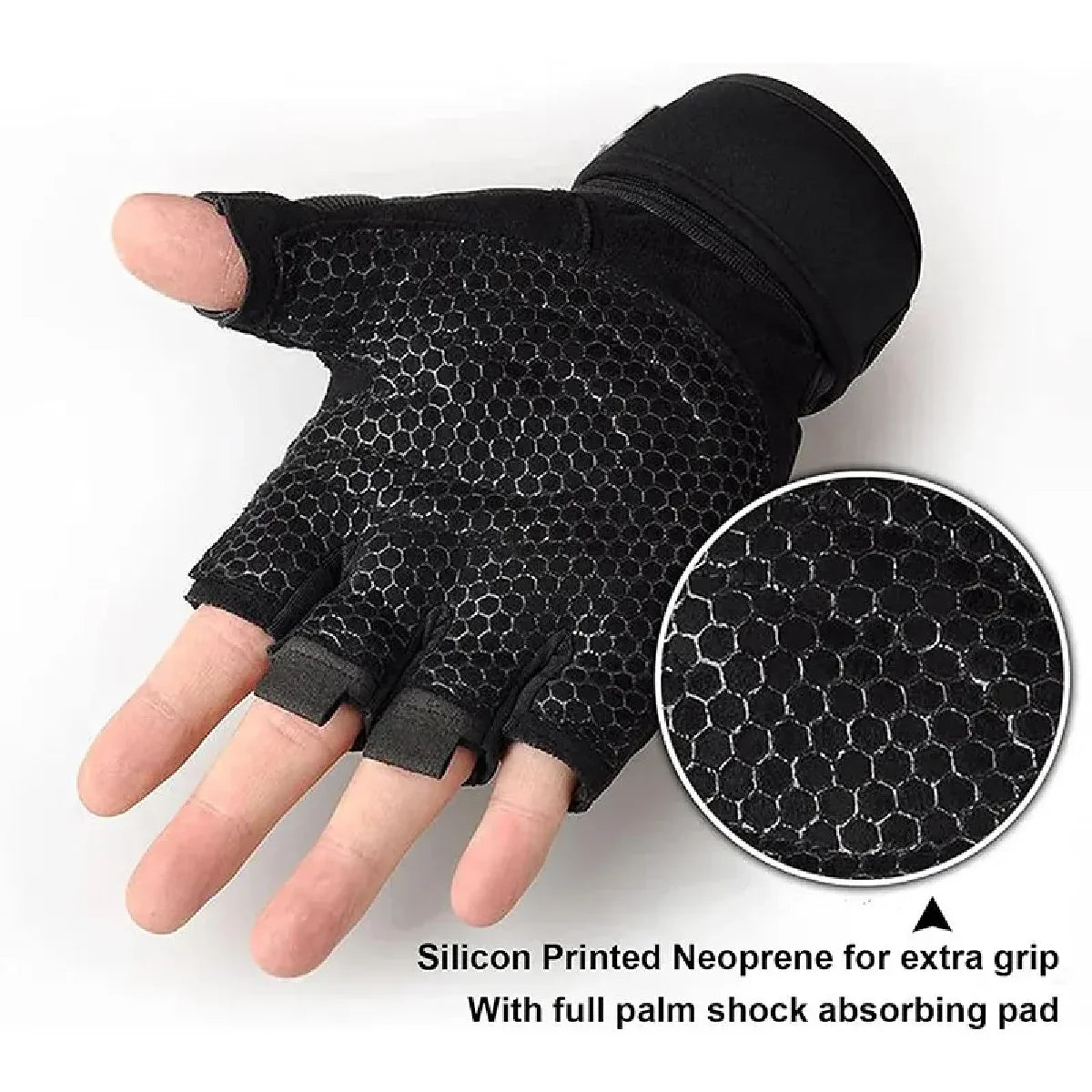Gym Gloves for Women Men Fitness Weight Lifting Wristband