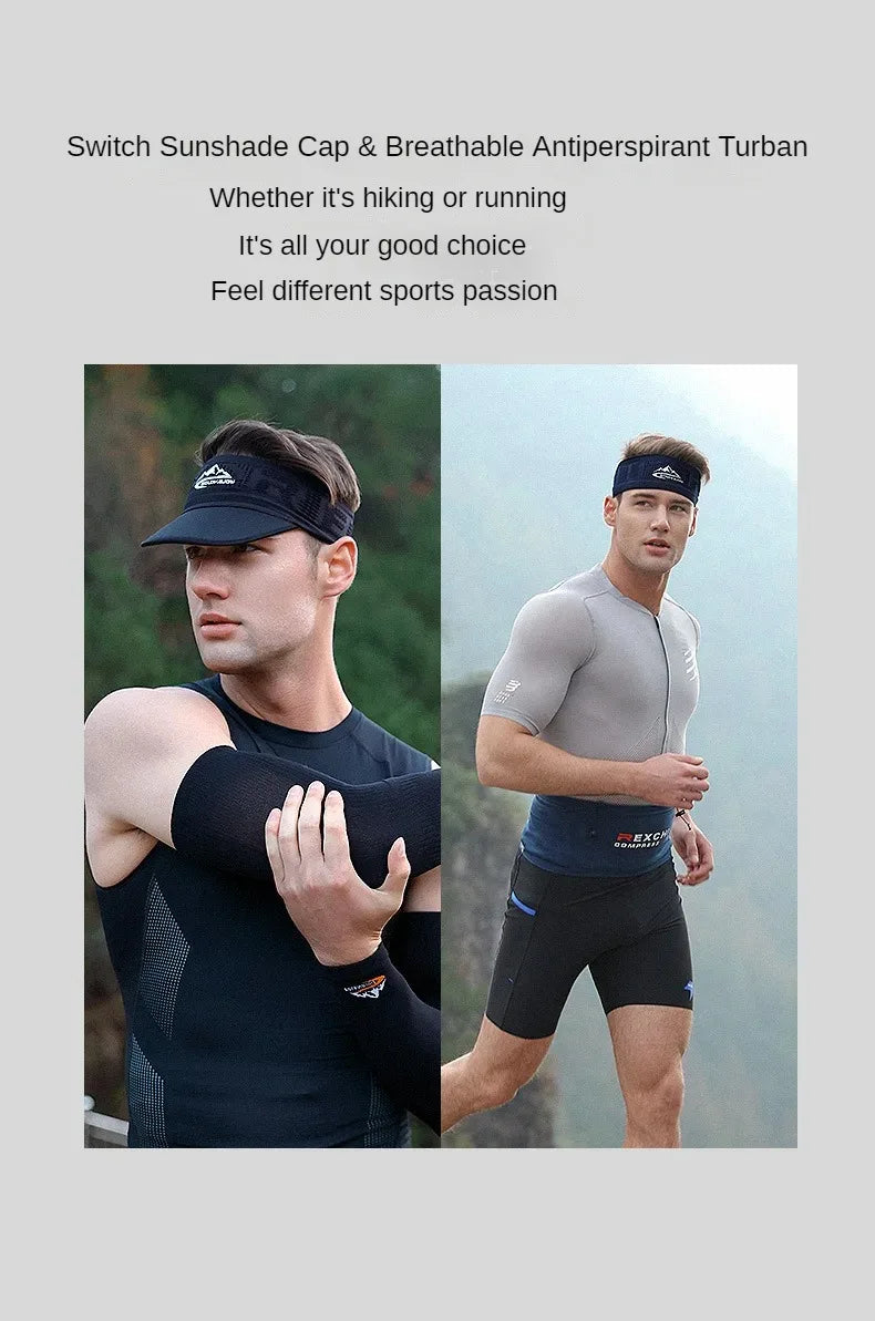 Cooling Stretchy Visor Unisex Sweatband for Men and Women