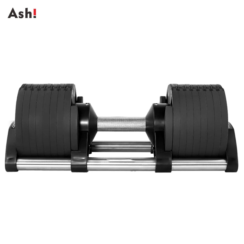 Adjustable Dumbbell Pair 2kg(5lb) or 4kg(9lb) Increase Max 45kg(100lb)