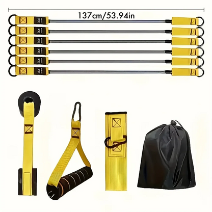 12 pieces of high-intensity tension rope training