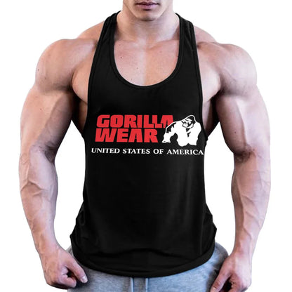 Gym Bodybuilding Workout Muscle Tank Tops Summer